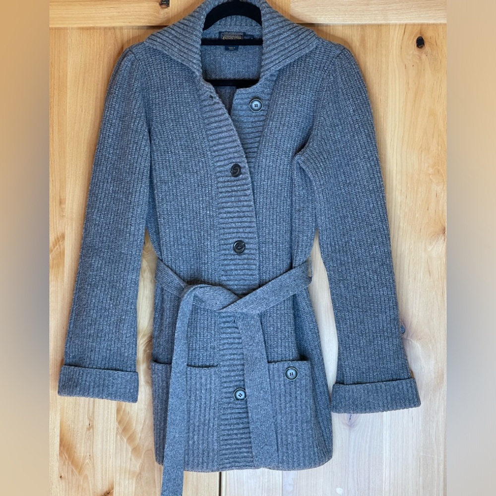 Pendleton lambswool long cardigan